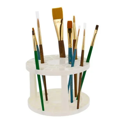 49 Hole Round Paintbrush Organizer 49 Hole Round Paintbrush Organizer