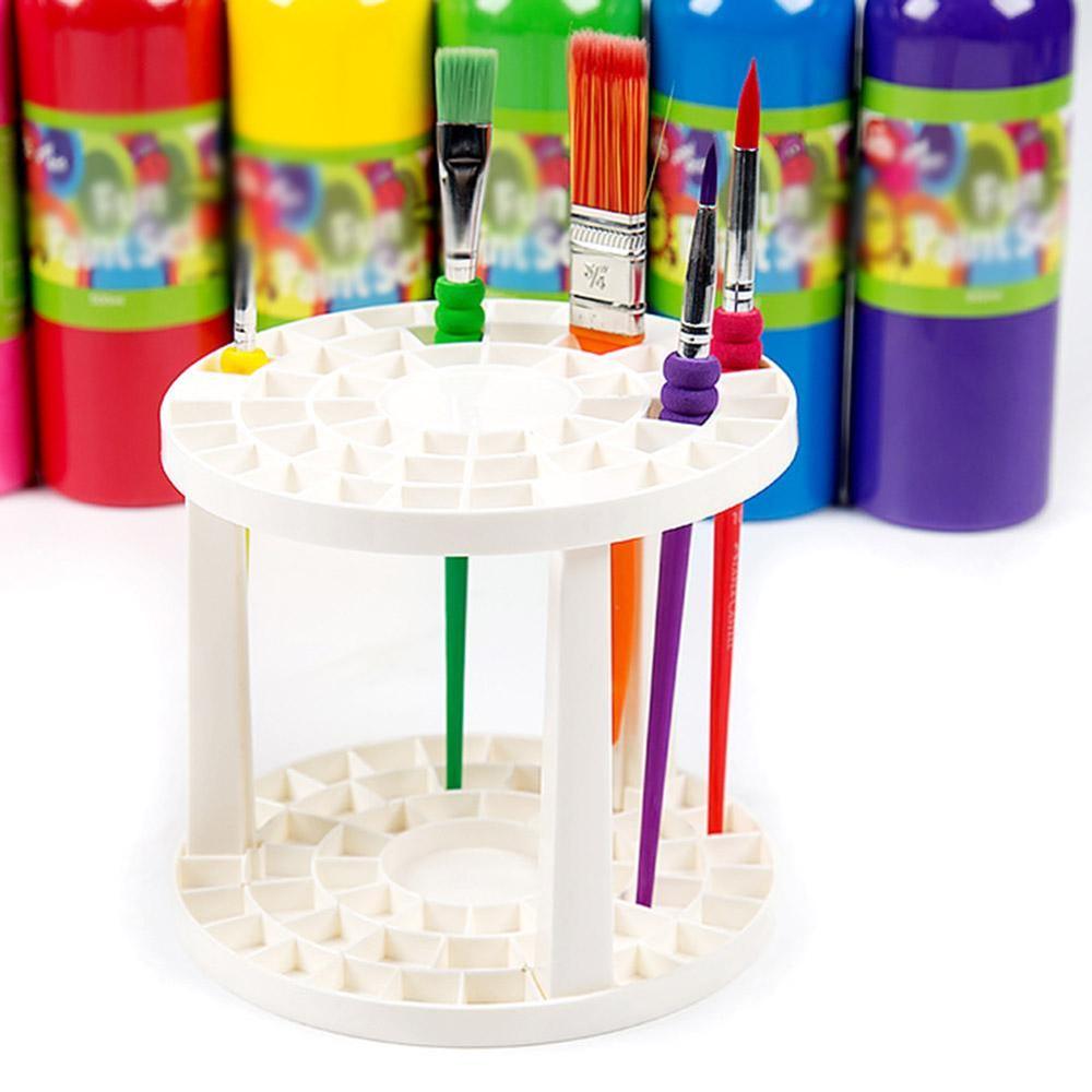 49 Hole Round Paintbrush Organizer 49 Hole Round Paintbrush Organizer