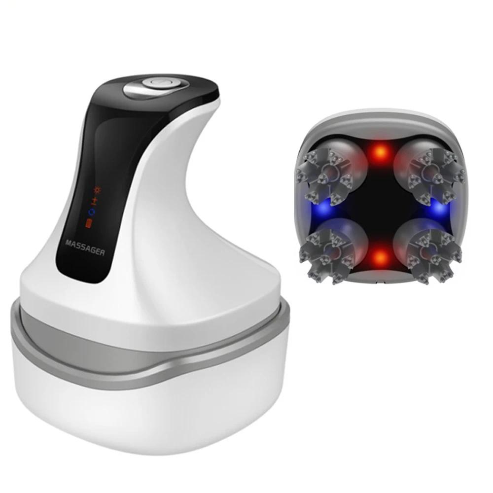4D Electric Scalp Head Massager Health Care Red Blue Light Therapy For Hair Growth Products Antistress Kneading Head 4D Electric Scalp Head Massager Health Care Red Blue Light Therapy For Hair Growth Products Antistress Kneading Head