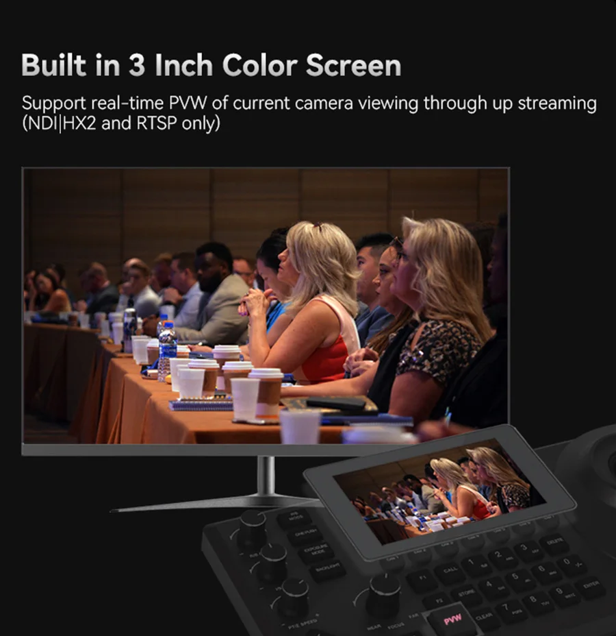4D Keyboard Joystick NDI PTZ Controller Video Conference System Video Conferencing Camera Keyboard Control For Live 4D Keyboard Joystick NDI PTZ Controller Video Conference System Video Conferencing Camera Keyboard Control For Live