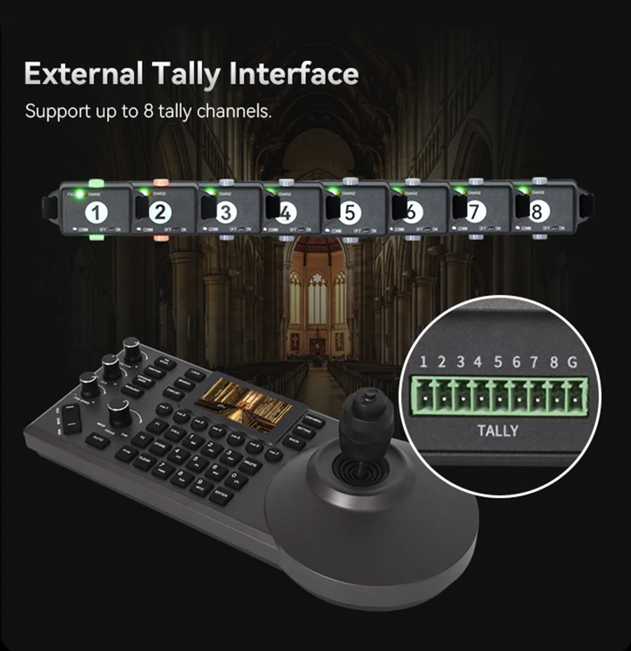 4D Keyboard Joystick NDI PTZ Controller Video Conference System Video Conferencing Camera Keyboard Control For Live 4D Keyboard Joystick NDI PTZ Controller Video Conference System Video Conferencing Camera Keyboard Control For Live