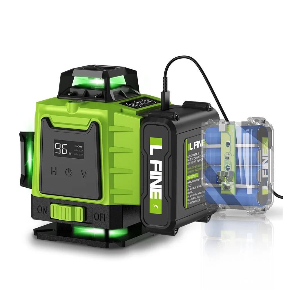 4D Laser Level 16 Lines Horizontal And Vertical With Remote Control 360°Self-leveling Laser Levels 4D Laser Level 16 Lines Horizontal And Vertical With Remote Control 360°Self-leveling Laser Levels