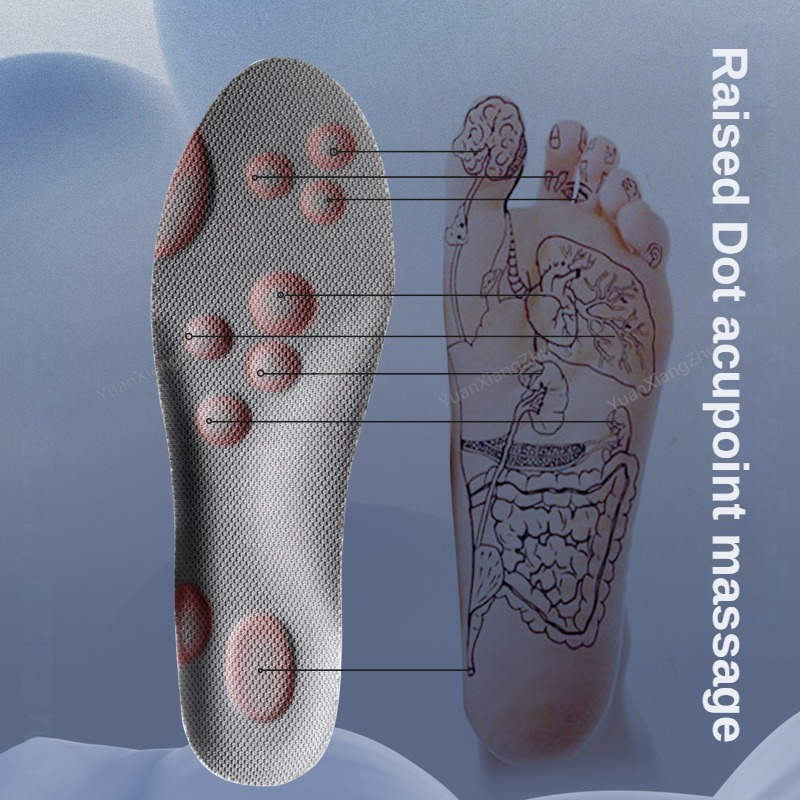 4D Sports Shoes Insoles Super Soft Running Insole for Feet Shock Absorption Baskets Shoe Sole Arch Support Orthopedic