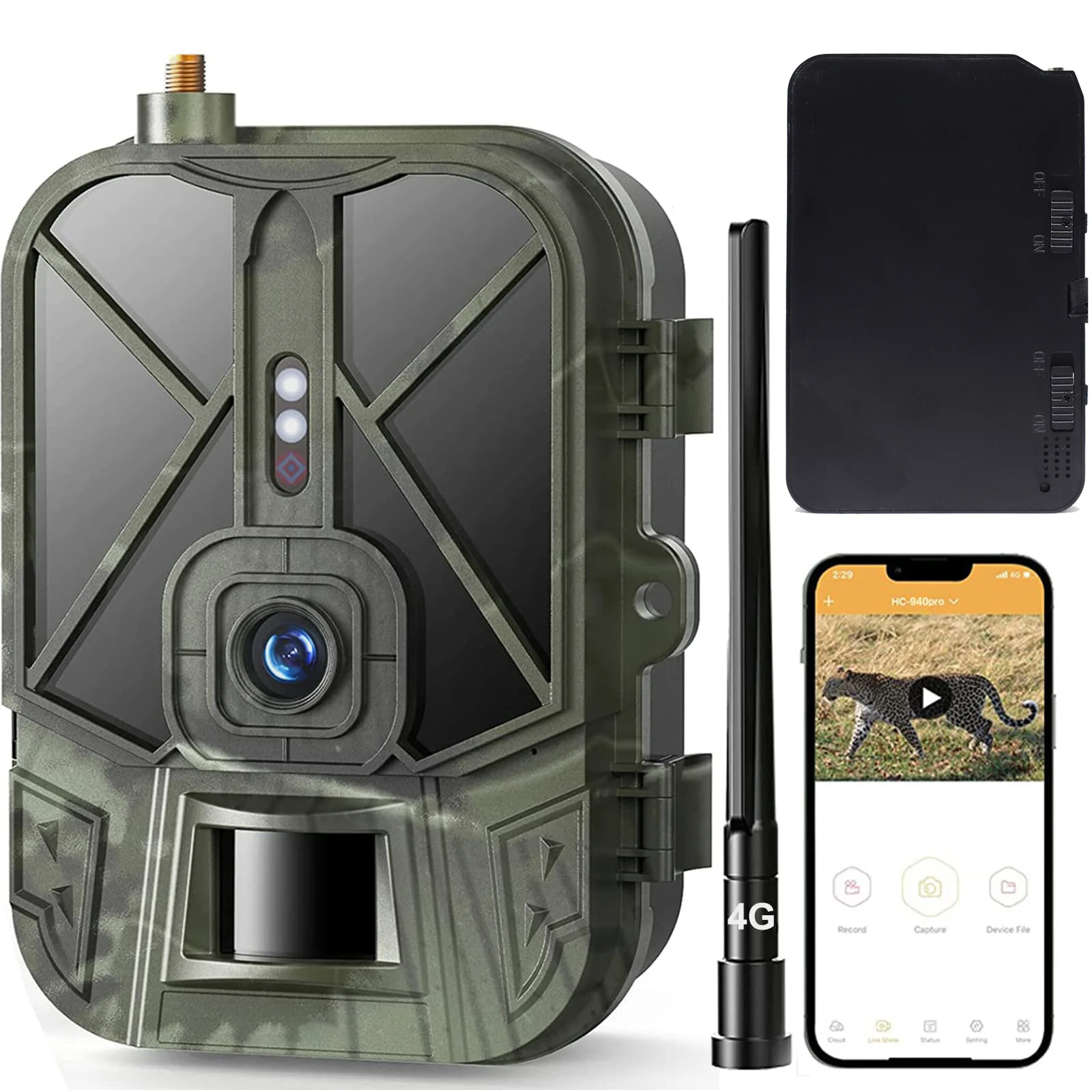 4G HD LIVE Video Lithium Battery Cellular Trail Camera 50MP 4K Wireless Game APP Cloud Service Waterproof IP66 Wildlife 4G HD LIVE Video Lithium Battery Cellular Trail Camera 50MP 4K Wireless Game APP Cloud Service Waterproof IP66 Wildlife