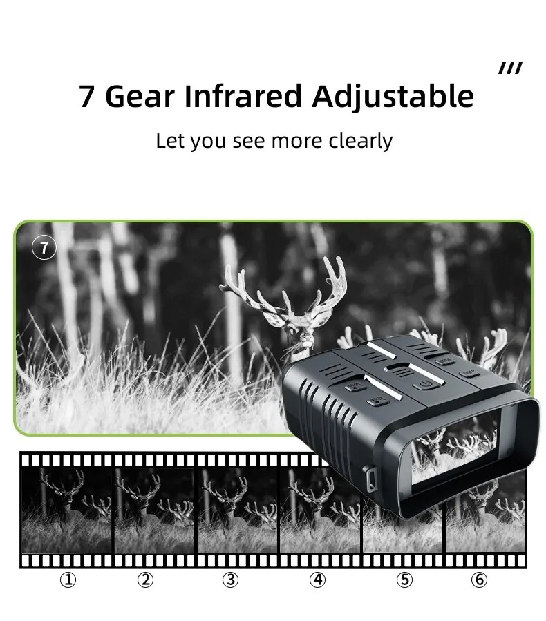 4K Night Vision Binoculars Device 10x Digital 800m Full Dark 8W Infrared WiFi Telescope Goggles For Hunting Camping 4K Night Vision Binoculars Device 10x Digital 800m Full Dark 8W Infrared WiFi Telescope Goggles For Hunting Camping