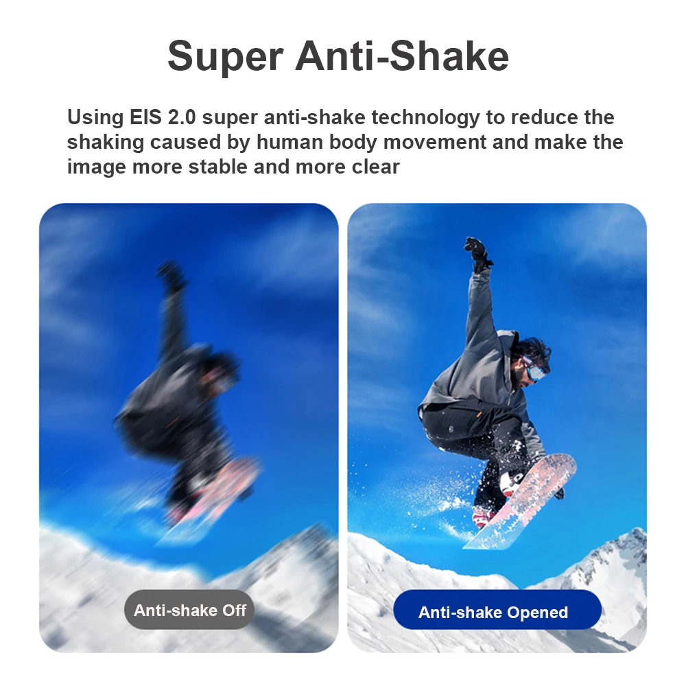 4K/30FPS Head Mounted Camera Wearable WiFi Video Camera Camcorder 120°Wide Angle Lens Anti-shake Built-in Battery APP 4K/30FPS Head Mounted Camera Wearable WiFi Video Camera Camcorder 120°Wide Angle Lens Anti-shake Built-in Battery APP