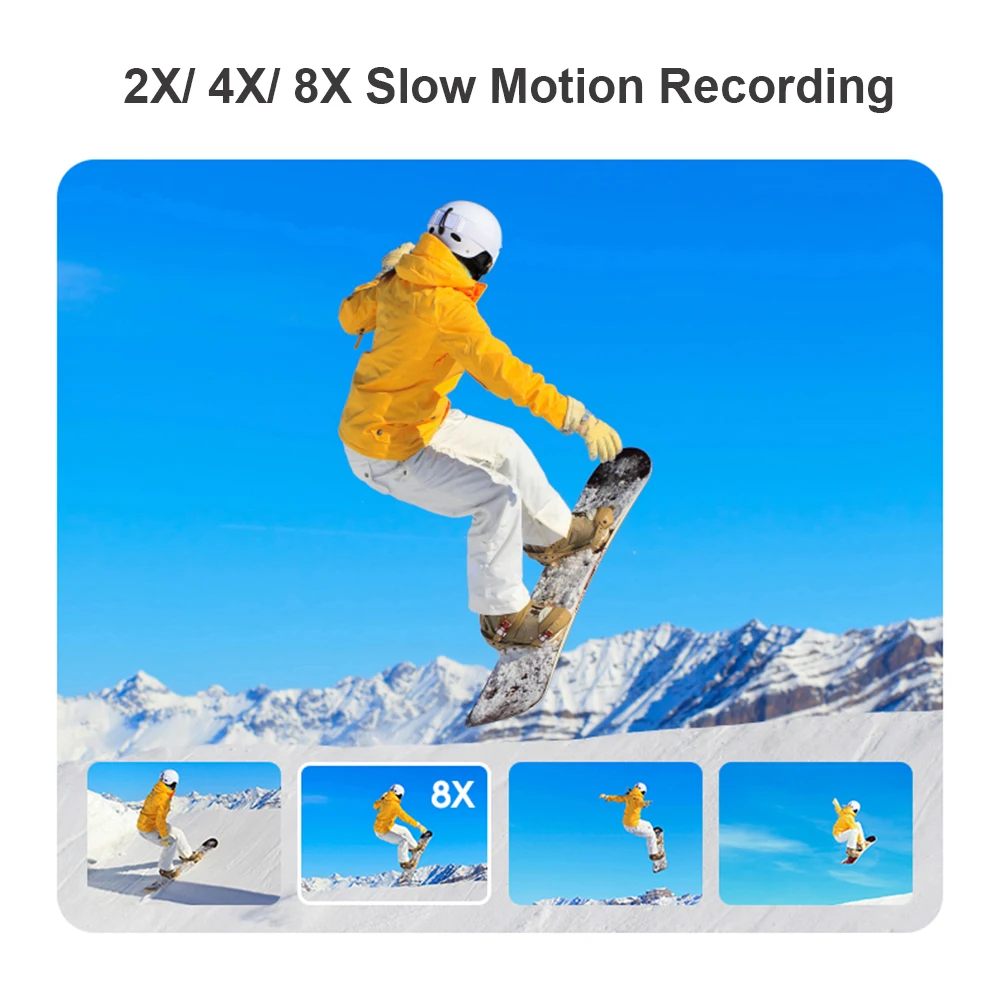 4K/30FPS Head Mounted Camera Wearable WiFi Video Camera Camcorder 120°Wide Angle Lens Anti-shake Built-in Battery APP 4K/30FPS Head Mounted Camera Wearable WiFi Video Camera Camcorder 120°Wide Angle Lens Anti-shake Built-in Battery APP