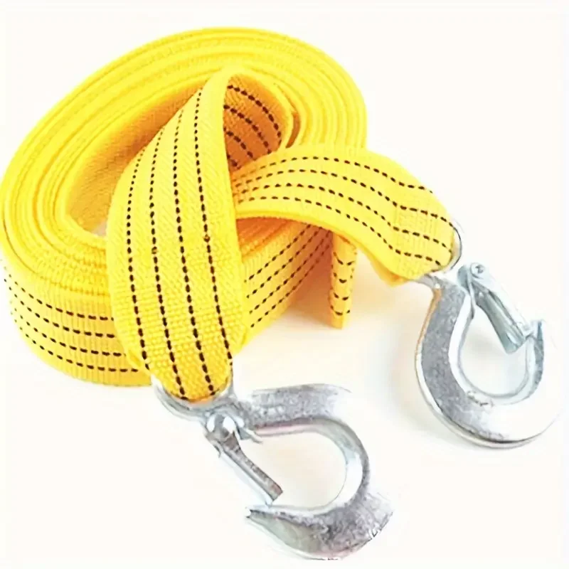 4M Car Tow Cable Heavy Duty 5 Ton Trailer Rope Towing Pull Rope Strap Hooks Van Road Recovery Car Accessories 4M Car Tow Cable Heavy Duty 5 Ton Trailer Rope Towing Pull Rope Strap Hooks Van Road Recovery Car Accessories
