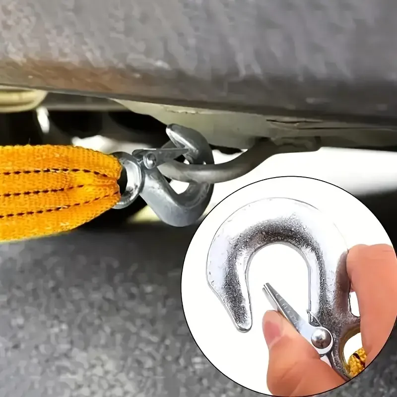 4M Car Tow Cable Heavy Duty 5 Ton Trailer Rope Towing Pull Rope Strap Hooks Van Road Recovery Car Accessories 4M Car Tow Cable Heavy Duty 5 Ton Trailer Rope Towing Pull Rope Strap Hooks Van Road Recovery Car Accessories