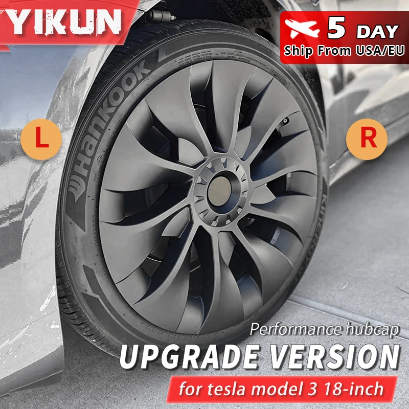 4PCS Hub Cap Performance Replacement Wheel Cap Automobile Full Rim Cover Accessories for Tesla Model 3 18 Inch Hubcap 4PCS Hub Cap Performance Replacement Wheel Cap Automobile Full Rim Cover Accessories for Tesla Model 3 18 Inch Hubcap