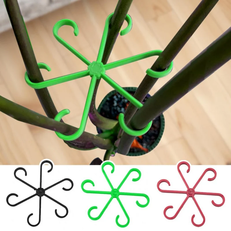 4PCS Reusable Plant Stem Folding Frame Garden Tools No Stake Trellis Plant Stem Support Support Branches Stem Organizer 4PCS Reusable Plant Stem Folding Frame Garden Tools No Stake Trellis Plant Stem Support Support Branches Stem Organizer