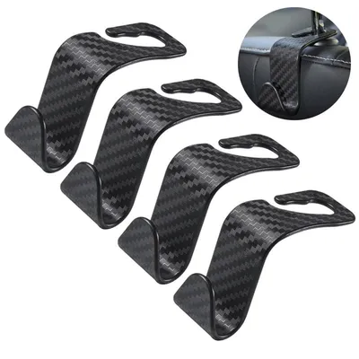 4Pcs Universal Auto Seat Headrest Hook Storage Hanger Car Vehicle Back Seat Organizer Holder Car Interior Accessories 4Pcs Universal Auto Seat Headrest Hook Storage Hanger Car Vehicle Back Seat Organizer Holder Car Interior Accessories
