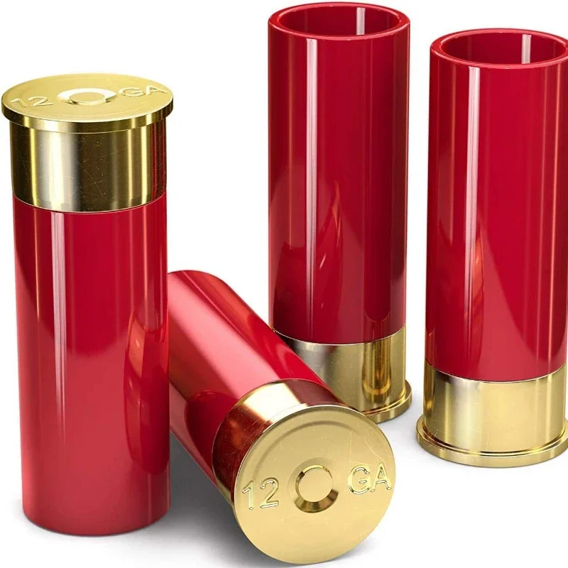 4PCS/Set 36ML Shot Glass Drinking Cup Creative High Quality Plastic Shotgun Bullet Shape Water Wine Glass Party 4PCS/Set 36ML Shot Glass Drinking Cup Creative High Quality Plastic Shotgun Bullet Shape Water Wine Glass Party