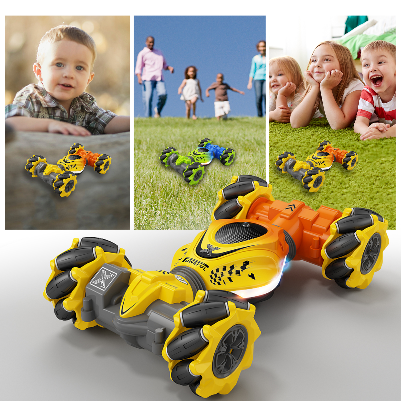 4WD RC Car Toy 2.4G Radio Remote Control Cars RC Watch Gesture Sensor Rotation Twist Stunt Drift Vehicle Toy for