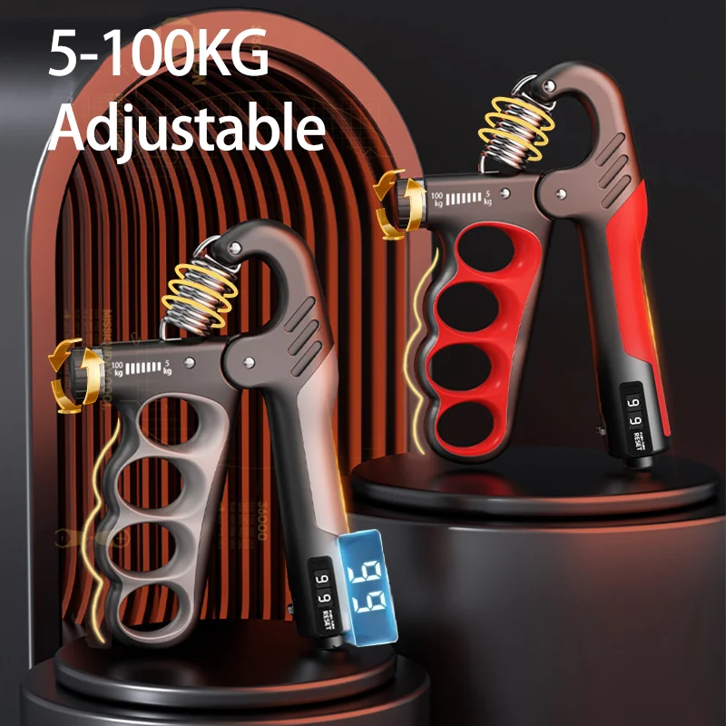 5-100kg Grip Strength Gym Wrist Expander Hand Strengthener Adjustable Muscle Recovery Fitness Hand Strength Exercise 5-100kg Grip Strength Gym Wrist Expander Hand Strengthener Adjustable Muscle Recovery Fitness Hand Strength Exercise