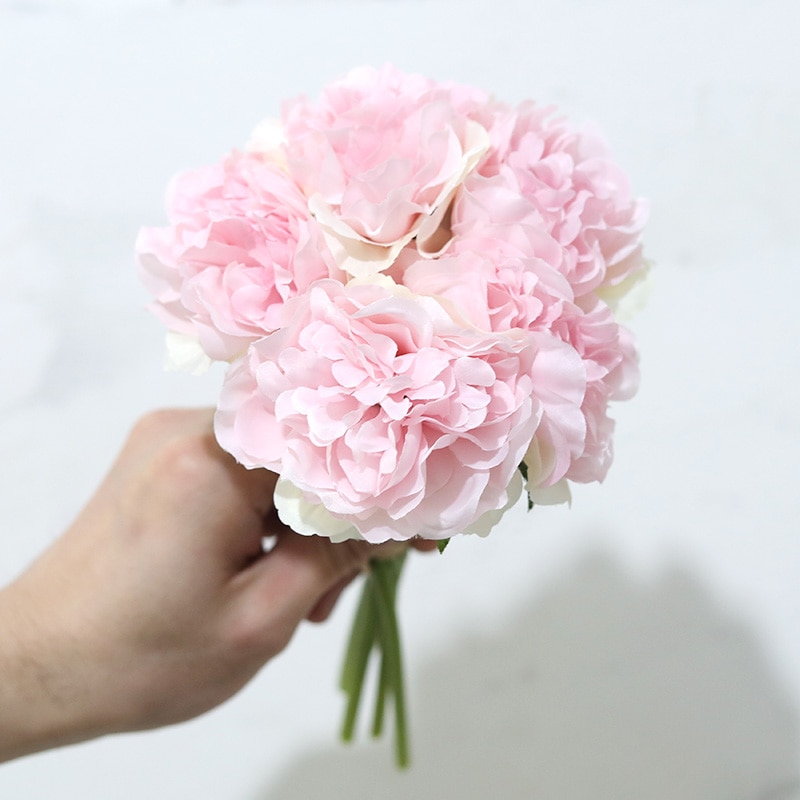 5 Heads Peony Silk Flowers for Home Decor 5 Heads Peony Silk Flowers for Home Decor