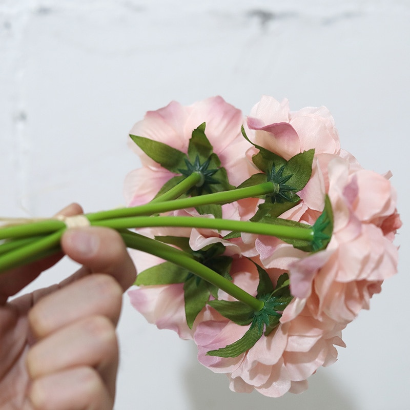 5 Heads Peony Silk Flowers for Home Decor 5 Heads Peony Silk Flowers for Home Decor