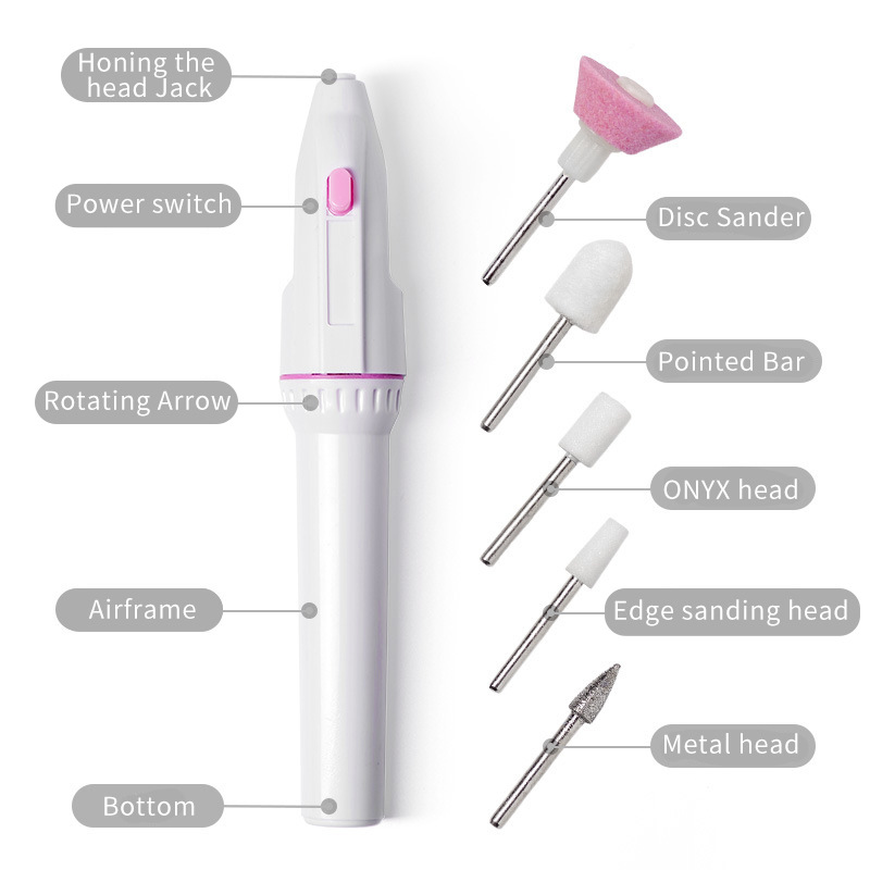 5 in 1 Battery Operated Electric Nail Polisher 5 in 1 Battery Operated Electric Nail Polisher