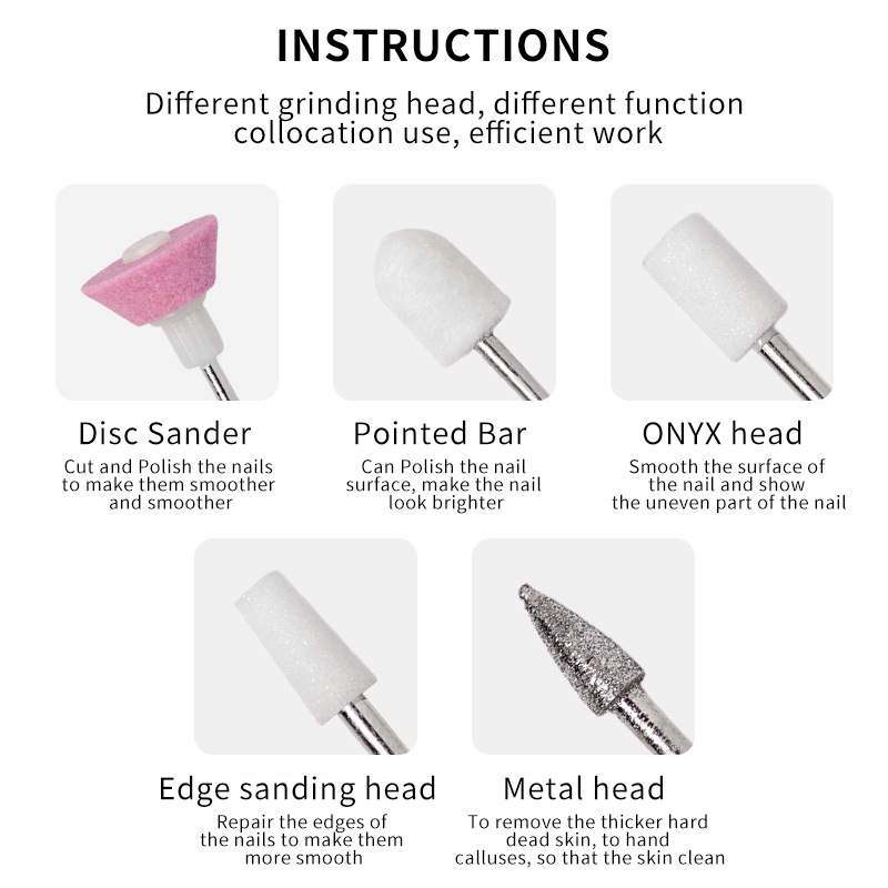 5 in 1 Battery Operated Electric Nail Polisher 5 in 1 Battery Operated Electric Nail Polisher