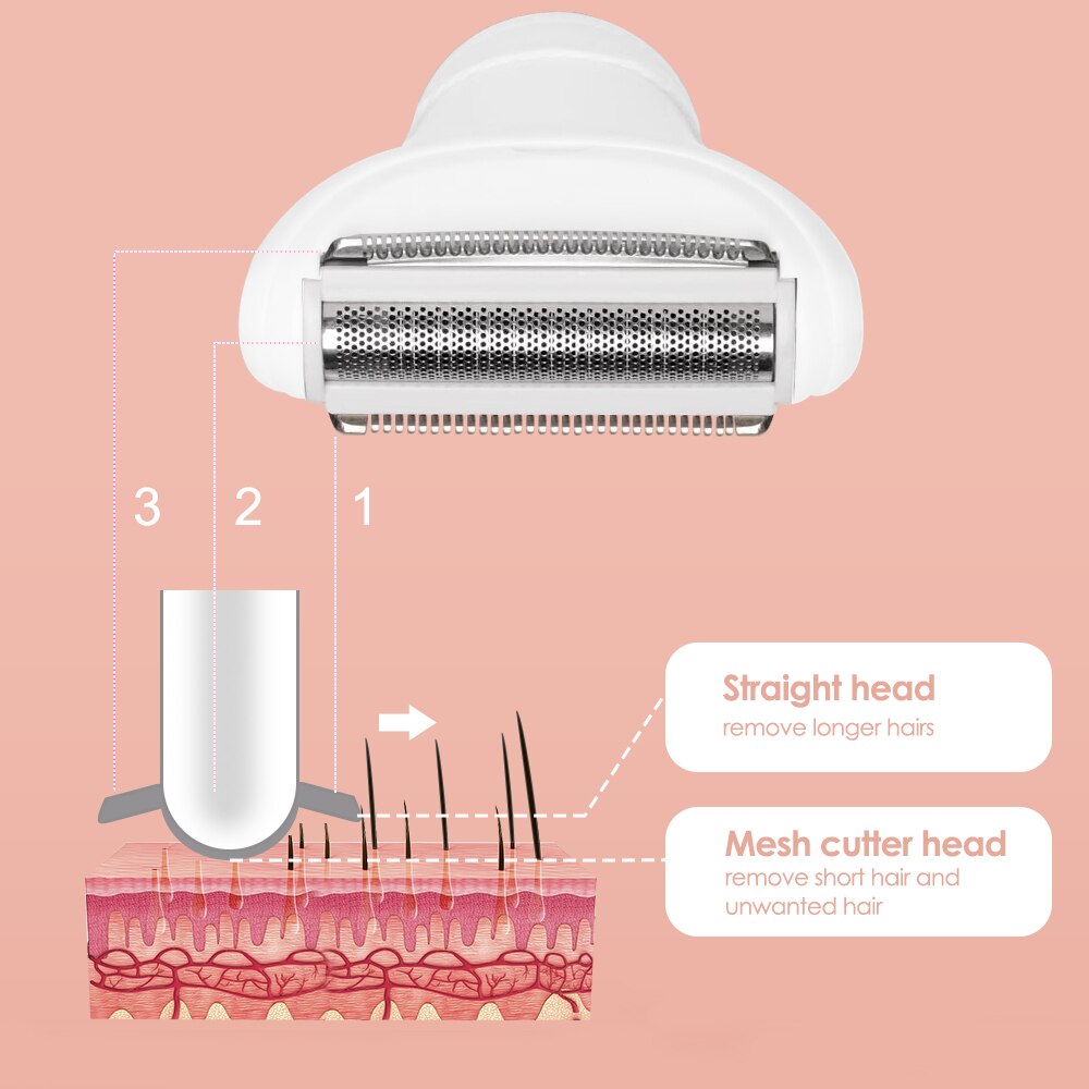 5 in 1 Body Hair Removal Epilator Armpit Hair Bikini Hair Leg Hair Pubic Hair Electric Razor Clipper Shaver Women 5 in 1 Body Hair Removal Epilator Armpit Hair Bikini Hair Leg Hair Pubic Hair Electric Razor Clipper Shaver Women
