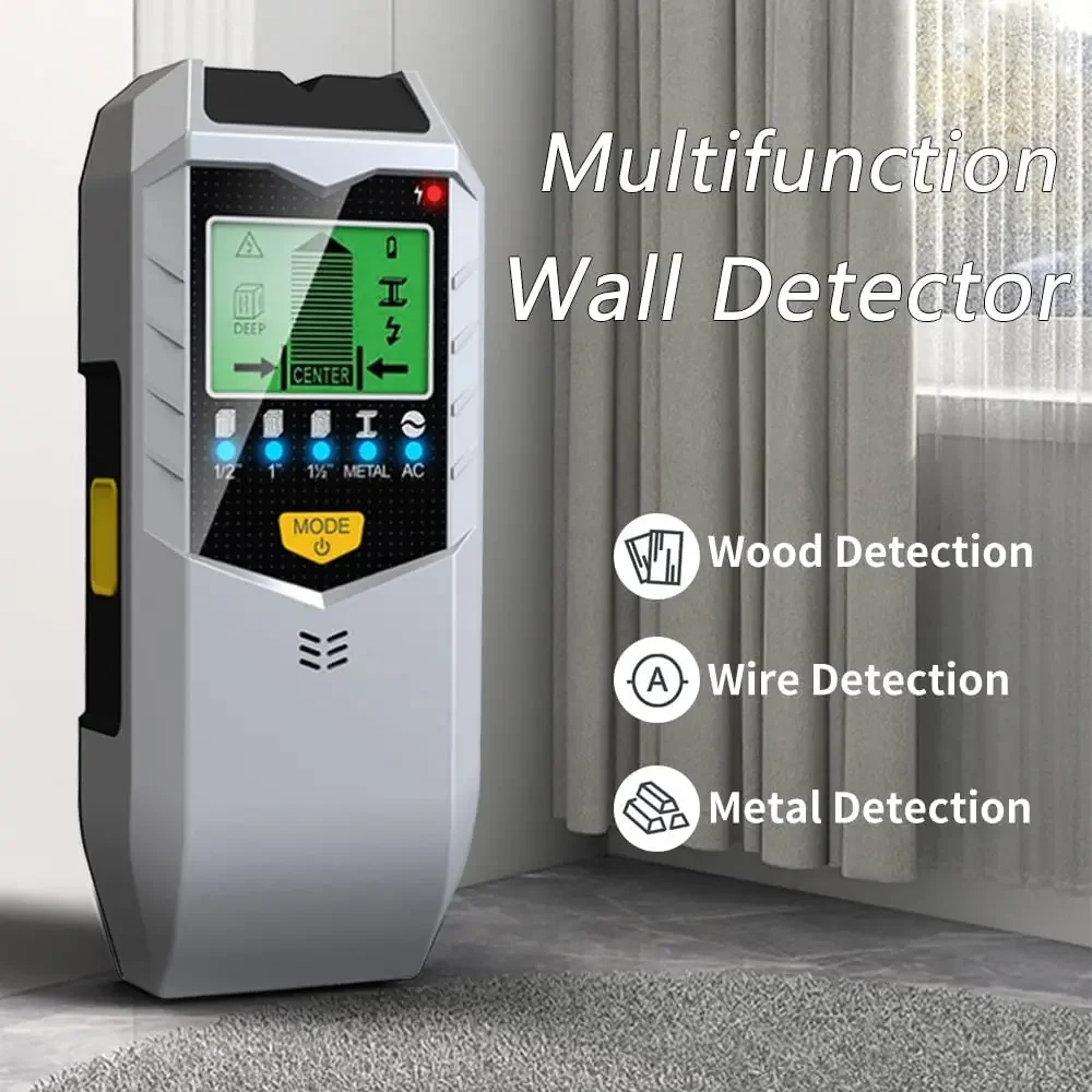 5 In 1 Electronic Wall Detector Finders Multifunctional Handheld Metal Detector Stud Wood Finder Electronic Measuring