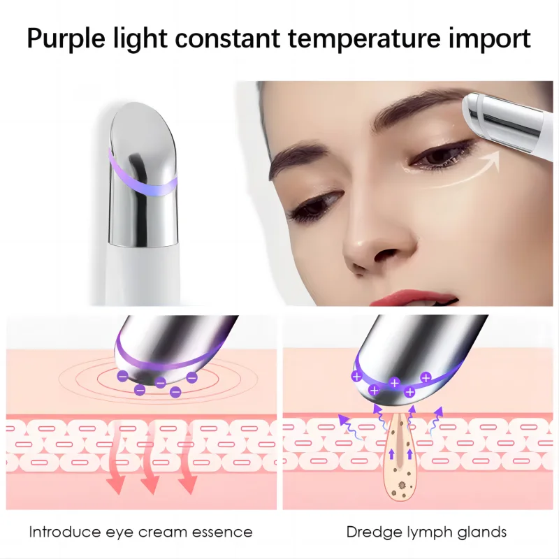 5 In 1 Eye Beauty Device Facial Massager Led Red Light Therapy Wand for Relax Eye Dark Circles Eye Bags Puffiness 5 In 1 Eye Beauty Device Facial Massager Led Red Light Therapy Wand for Relax Eye Dark Circles Eye Bags Puffiness