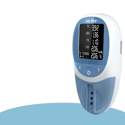 5 in 1 Lipid Meter,TC TG HDL LDL Triglyceride Cholesterol Test Kit Blood Lipid Profile Analyzer