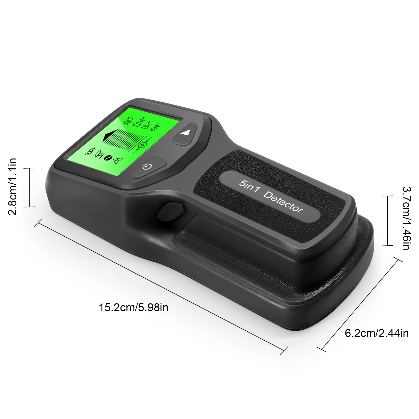 5 In 1 Metal Detector Wall Detector Wall Thickness Gauge Backlight Wall Stud Finder Electronic Wall Scanner Gold Finder 5 In 1 Metal Detector Wall Detector Wall Thickness Gauge Backlight Wall Stud Finder Electronic Wall Scanner Gold Finder