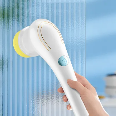 5 in 1 Multifunctional Electric Cleaning Brush USB charging Bathroom Wash Brush Kitchen Cleaning Tool Dishwashing Brush