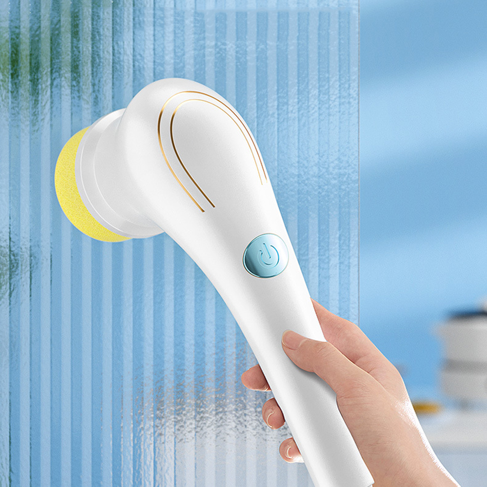 5 in 1 Multifunctional Electric Cleaning Brush USB charging Bathroom Wash Brush Kitchen Cleaning Tool Dishwashing Brush 5 in 1 Multifunctional Electric Cleaning Brush USB charging Bathroom Wash Brush Kitchen Cleaning Tool Dishwashing Brush