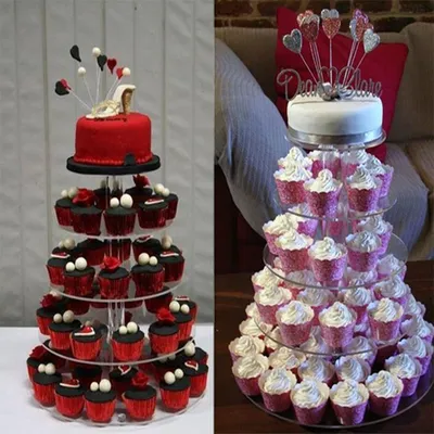 5 Layer Tiered Cup Cake Display Stand 5 Layer Tiered Cup Cake Display Stand