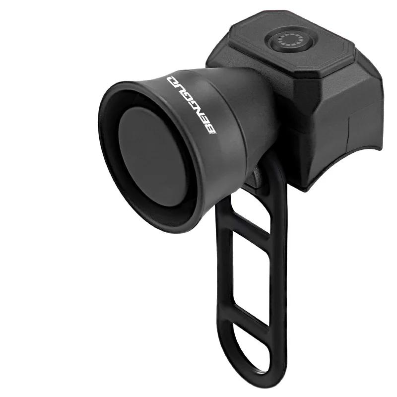 5 Mode Bike Electric Bell Horn Cycling USB Charging Motorcycle Ring Antitheft Waterproof Alarm Mountain Road Bicycle