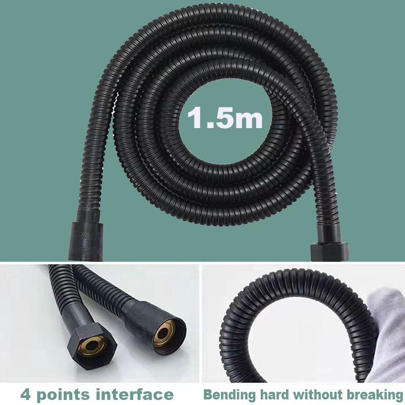 5 Modes Shower Head Adjustable High Pressure Water Saving Shower Head Water Massage Shower Head Hook Hose Bathroom