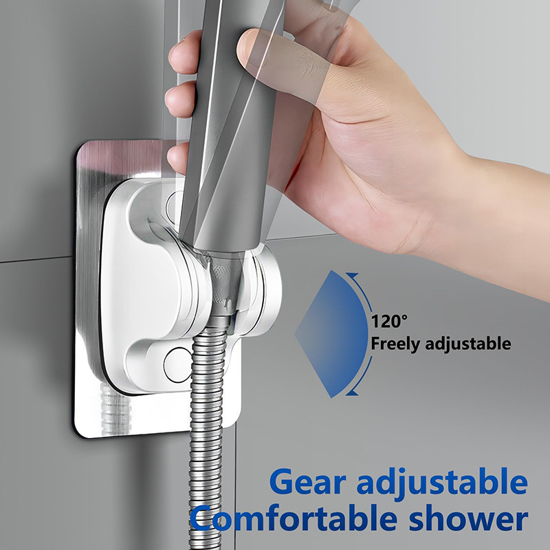 5 Modes Shower Head Adjustable High Pressure Water Saving Shower Head Water Massage Shower Head Hook Hose Bathroom