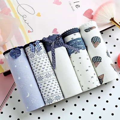 5 pcs Printed Breathable Underwear 5 pcs Printed Breathable Underwear