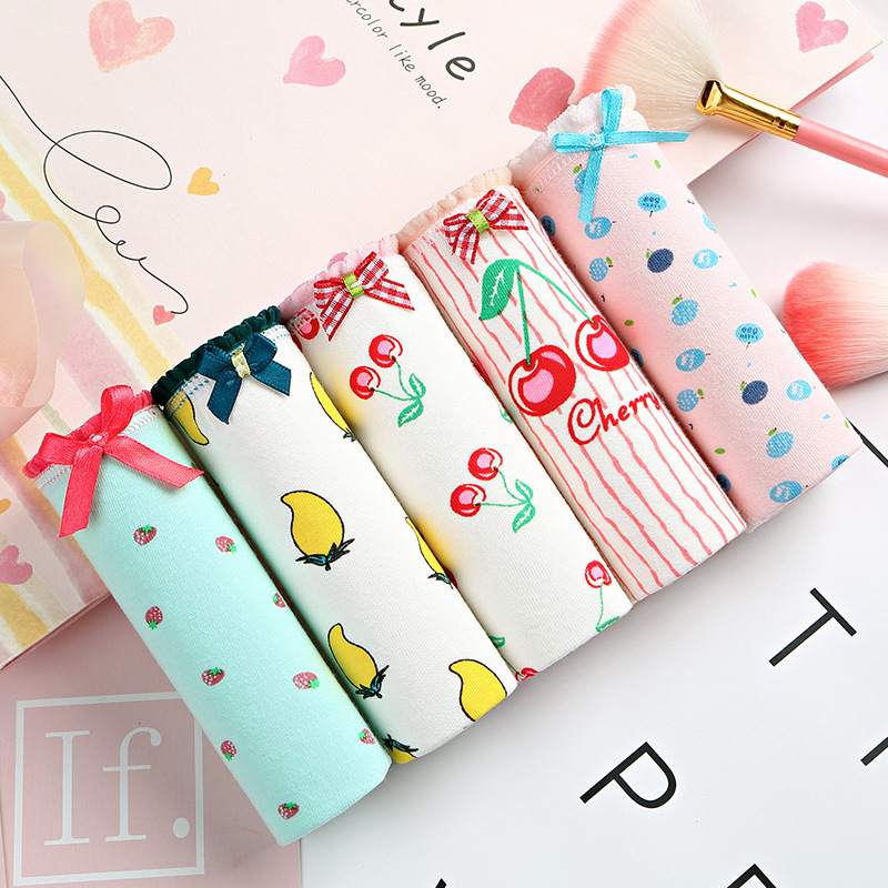 5 pcs Printed Breathable Underwear 5 pcs Printed Breathable Underwear