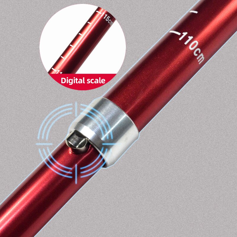 5 Section Outdoor Fold Trekking Pole Camping Portable Walking Hiking Stick For Nordic Elderly Telescopic Easy Put Into