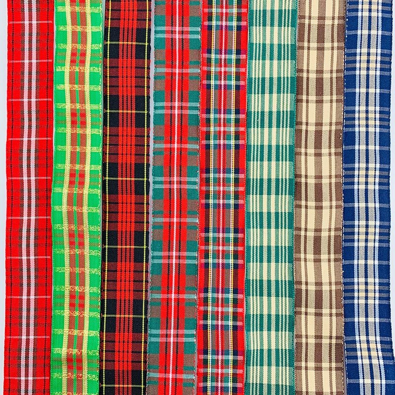 5 Yard Polyester Plaid Ribbon 5 Yard Polyester Plaid Ribbon