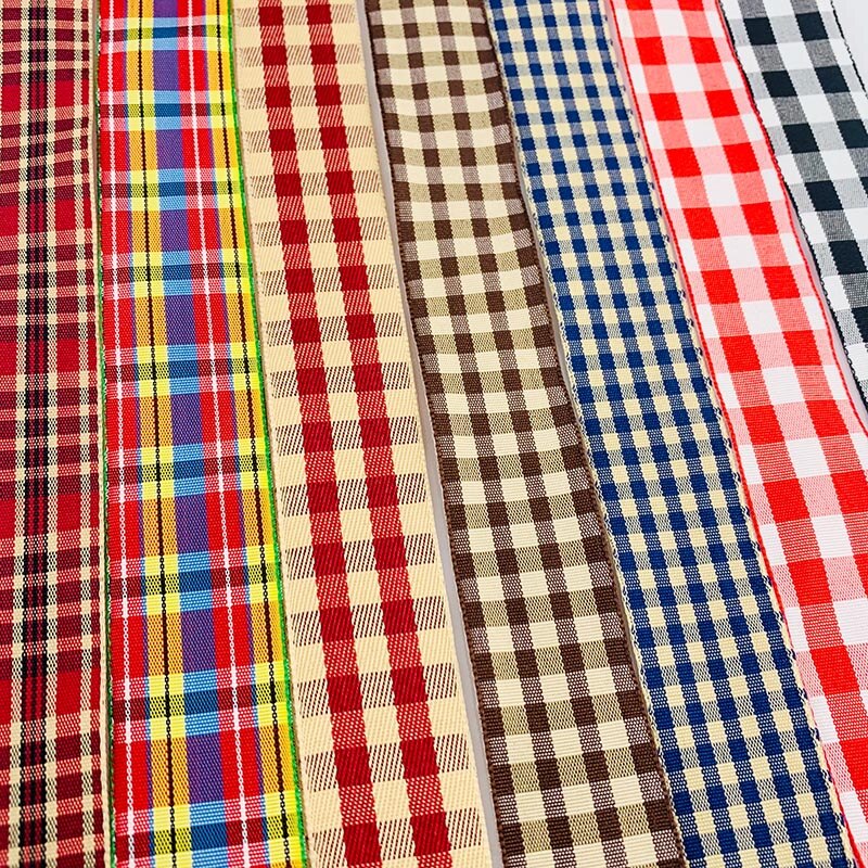 5 Yard Polyester Plaid Ribbon 5 Yard Polyester Plaid Ribbon