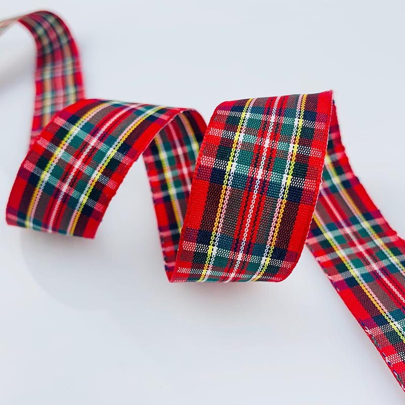 5 Yard Polyester Plaid Ribbon 5 Yard Polyester Plaid Ribbon