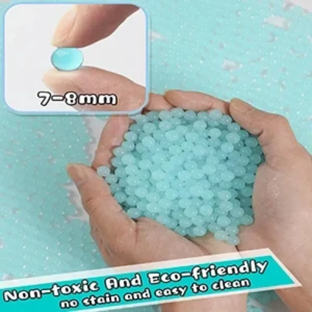 50,000pcs 8MM Children Water Bomb Toy Assault Toy Gun Accessories Rifle Bullet Fun Boys Girls Toy Water Bombing