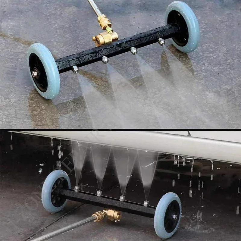 5000PSI Car Chassis High Pressure Washer 16 Inch Electric Car Washing Iocomotive Bottom Water Broom with 2 Extension 5000PSI Car Chassis High Pressure Washer 16 Inch Electric Car Washing Iocomotive Bottom Water Broom with 2 Extension