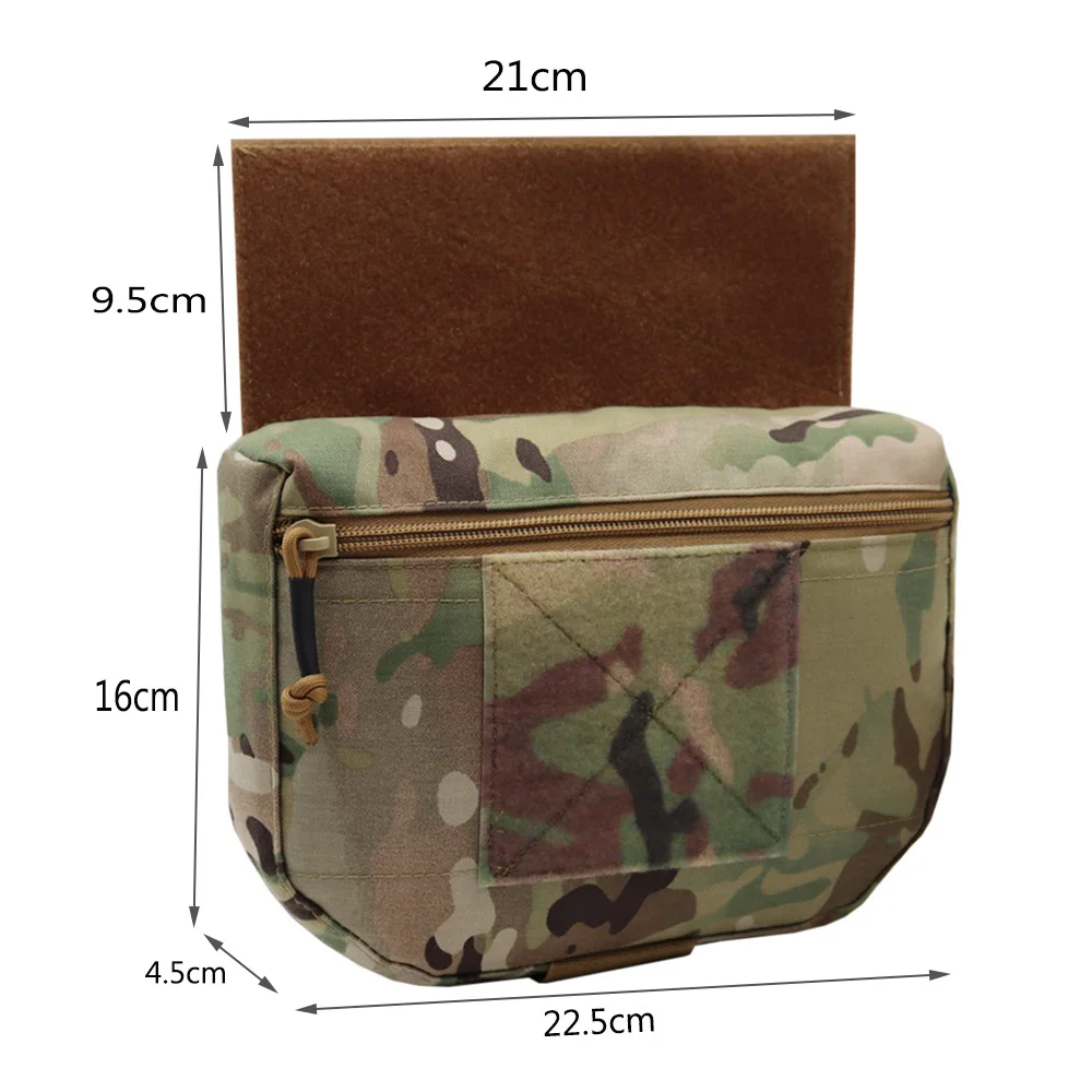500D Nylon Outdoor Tactical JPC/CPC Vest/Tactical Chest Pouch FC Large Sub-Pouch Expanded Lower Belly Bag 500D Nylon Outdoor Tactical JPC/CPC Vest/Tactical Chest Pouch FC Large Sub-Pouch Expanded Lower Belly Bag