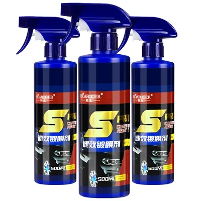500ml 3 in 1 Car Paint Repair Ceramic Coating Spray Quick Nano-coating Spray Wax Automotive Hydrophobic Polish Paint