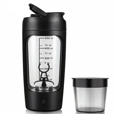500ML Electric Protein Powder Mixing Cup Automatic Shaker Bottle Mixer Shake Bottle Milk Coffee Blender Kettle for Gym