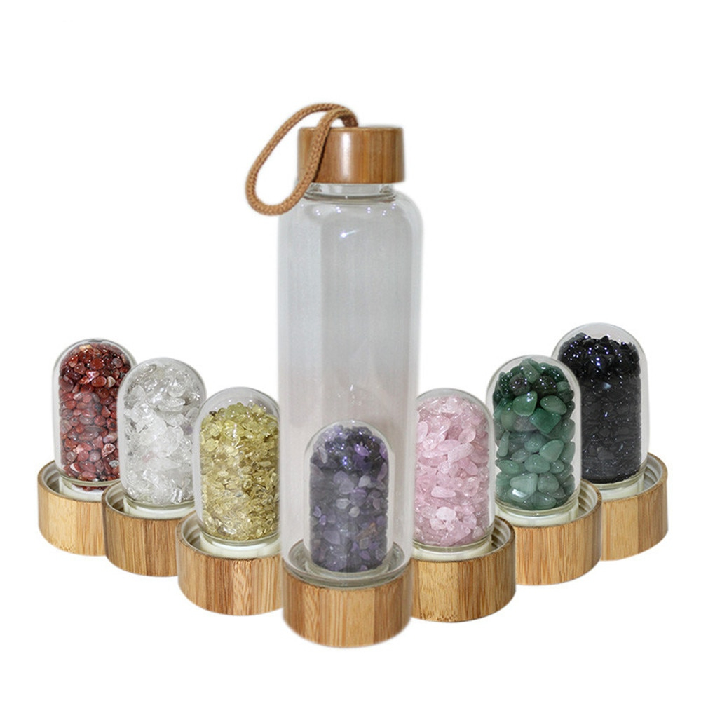 500ml Healing Crystal Infused Water Bottle