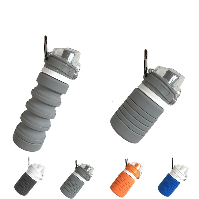 500ml Silicone Reusable Water Bottle 500ml Silicone Reusable Water Bottle