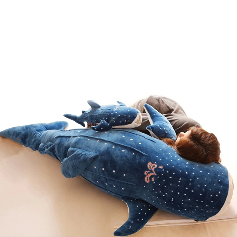 50/100CM Cartoon Blue Shark Stuffed Plush Toys Big Fish Whale Baby Soft Animal Pillow Dolls Children Birthday Gifts 50/100CM Cartoon Blue Shark Stuffed Plush Toys Big Fish Whale Baby Soft Animal Pillow Dolls Children Birthday Gifts