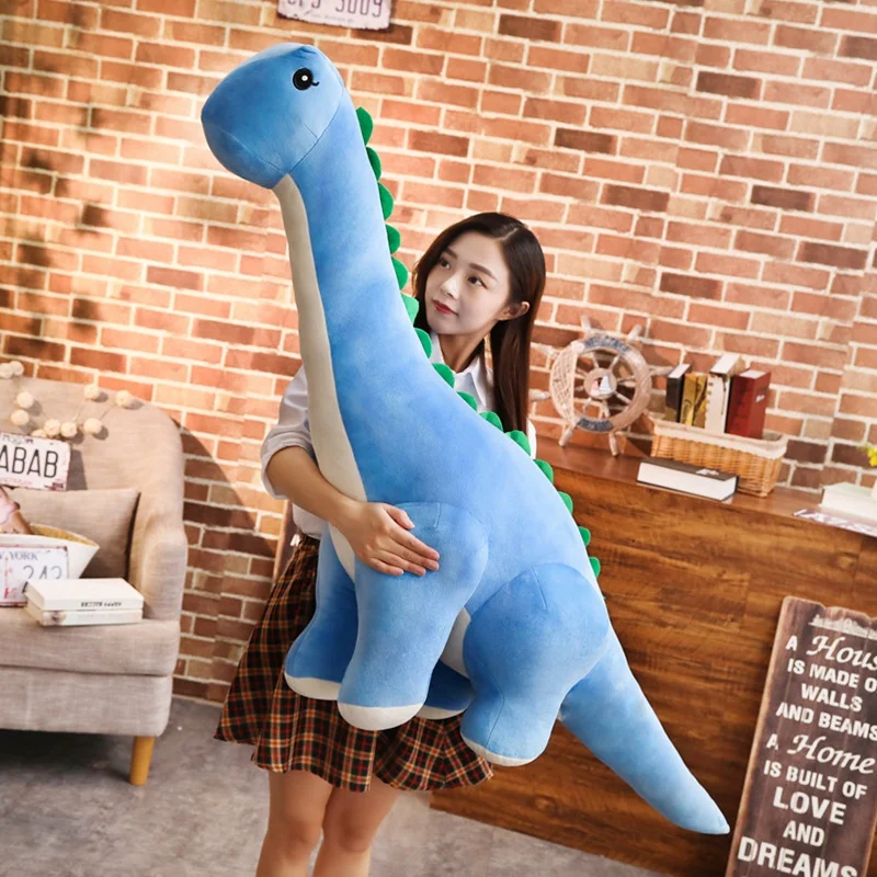 50/80cm Cuddly Dinosaur Tanystropheus Stuffed Toy Plush Dino Blue/Green/Pink Girls Boys Xmas Plushie Gift Birthday 50/80cm Cuddly Dinosaur Tanystropheus Stuffed Toy Plush Dino Blue/Green/Pink Girls Boys Xmas Plushie Gift Birthday