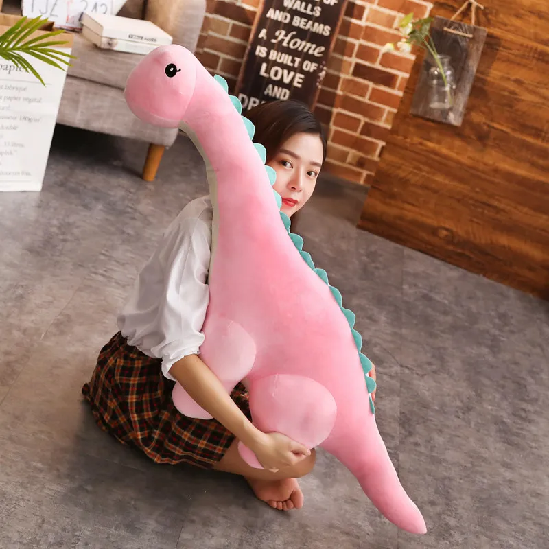 50/80cm Cuddly Dinosaur Tanystropheus Stuffed Toy Plush Dino Blue/Green/Pink Girls Boys Xmas Plushie Gift Birthday 50/80cm Cuddly Dinosaur Tanystropheus Stuffed Toy Plush Dino Blue/Green/Pink Girls Boys Xmas Plushie Gift Birthday